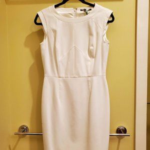 Gianni Bini White Structured Sheath